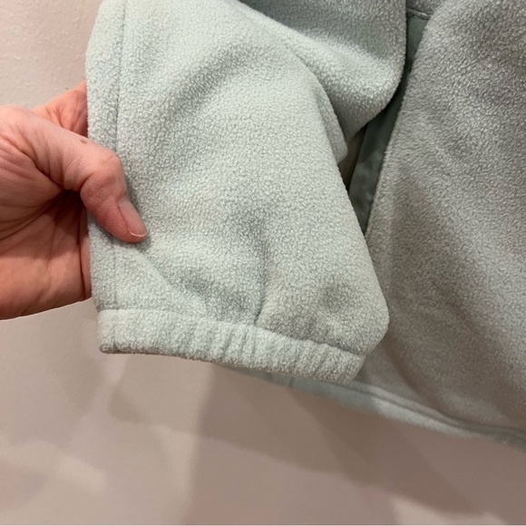 Eddie Bauer Fleece Pullover Womens 1/4 Zip Medium 10-12 Green Gorpcore Outdoor - Picture 6 of 12